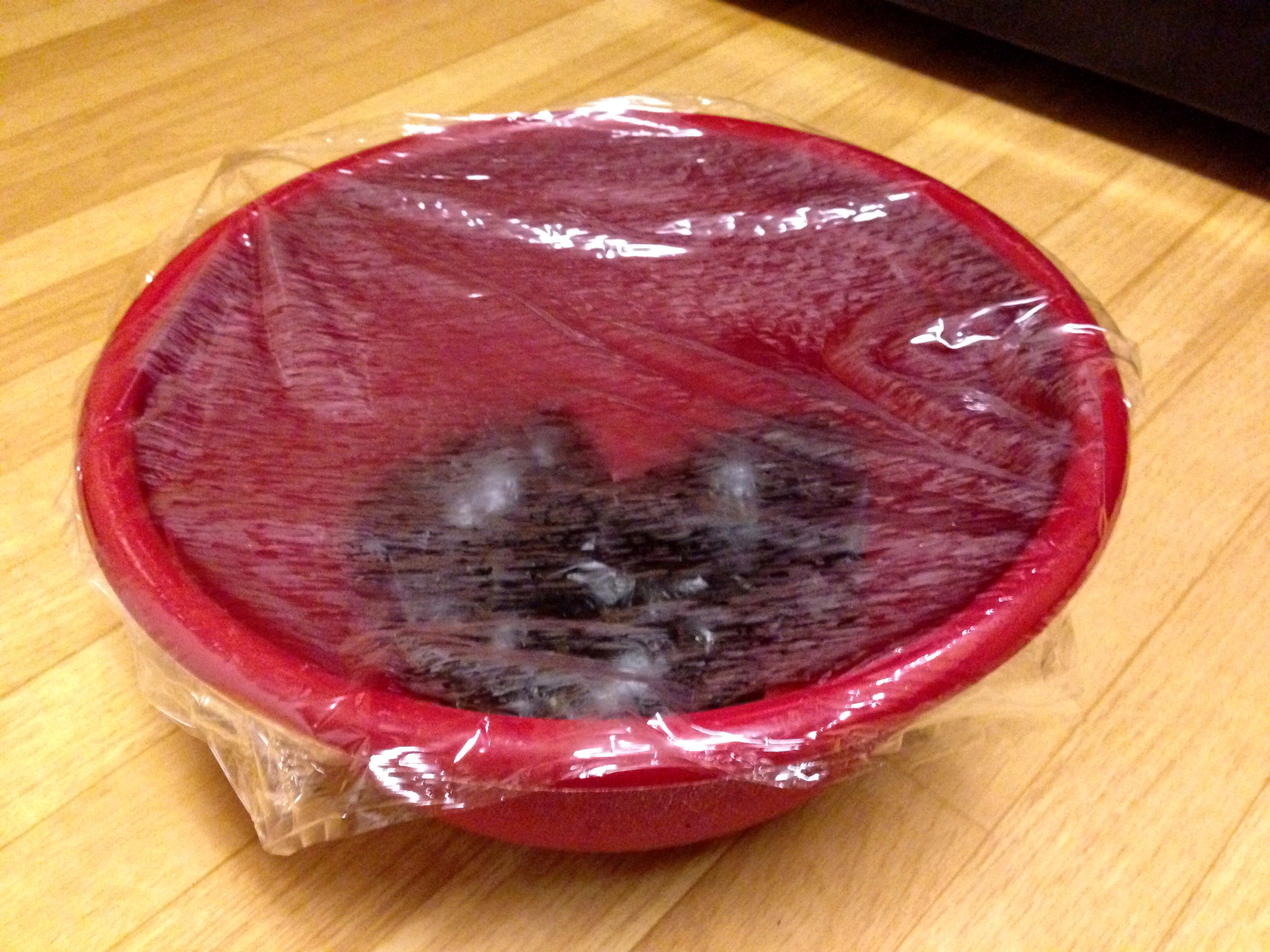 Step Three: Place blackened peppers in a covered bowl or brown paper bag for 15 minutes.
