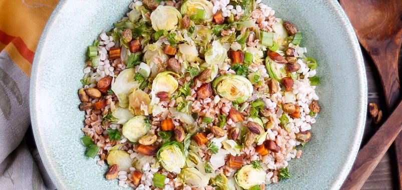 Brussel Sprout Grain Salad