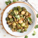 Roasted Peanut Brussel Sprouts
